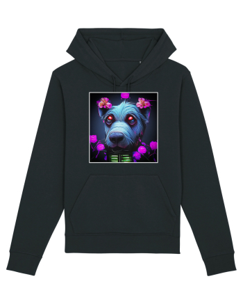 stylizeted dog Black