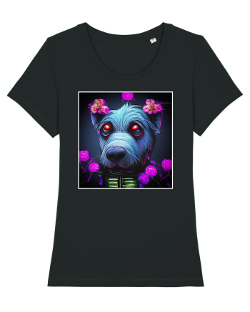 stylizeted dog Black
