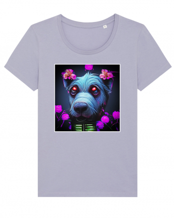 stylizeted dog Lavender