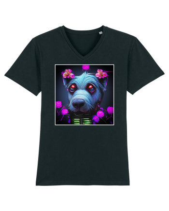 stylizeted dog Black