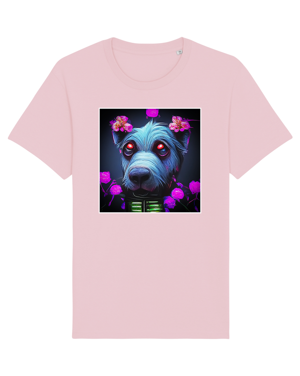 Tricou mânecă scurtă Unisex Rocker Cotton Pink