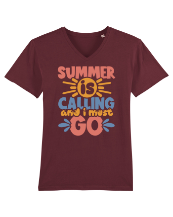 Summer is calling and i must go Burgundy