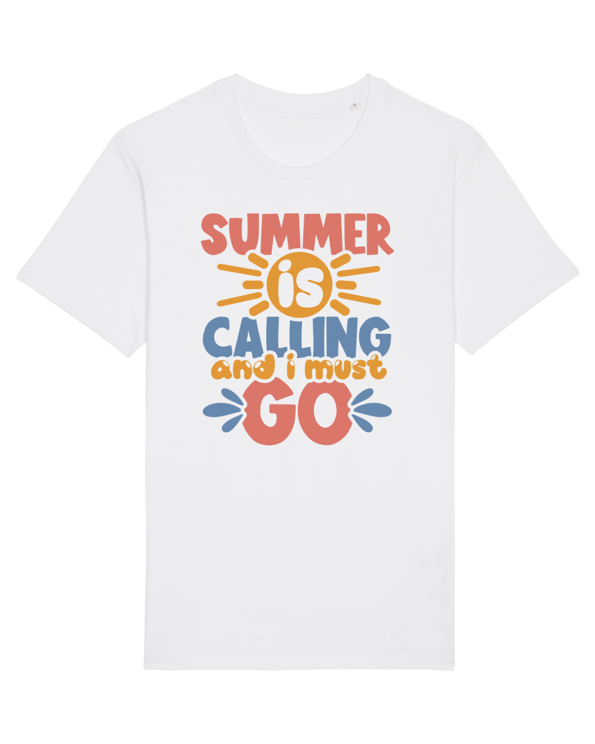 Tricou mânecă scurtă Unisex Rocker White