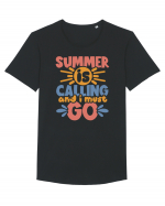 Summer is calling and i must go Tricou mânecă scurtă guler larg Bărbat Skater