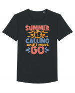 Summer is calling and i must go Tricou mânecă scurtă guler larg Bărbat Skater