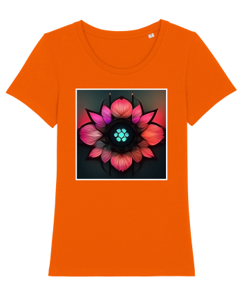 cyber flower Bright Orange