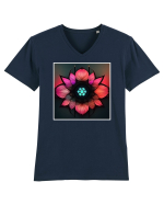 cyber flower Tricou mânecă scurtă guler V Bărbat Presenter