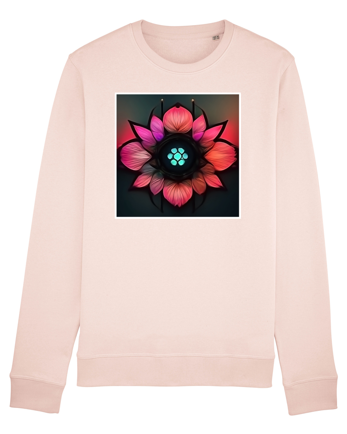 Bluză mânecă lungă Unisex Rise Candy Pink