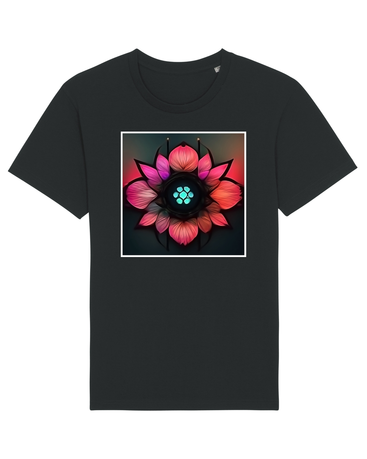 Tricou mânecă scurtă Unisex Rocker Black
