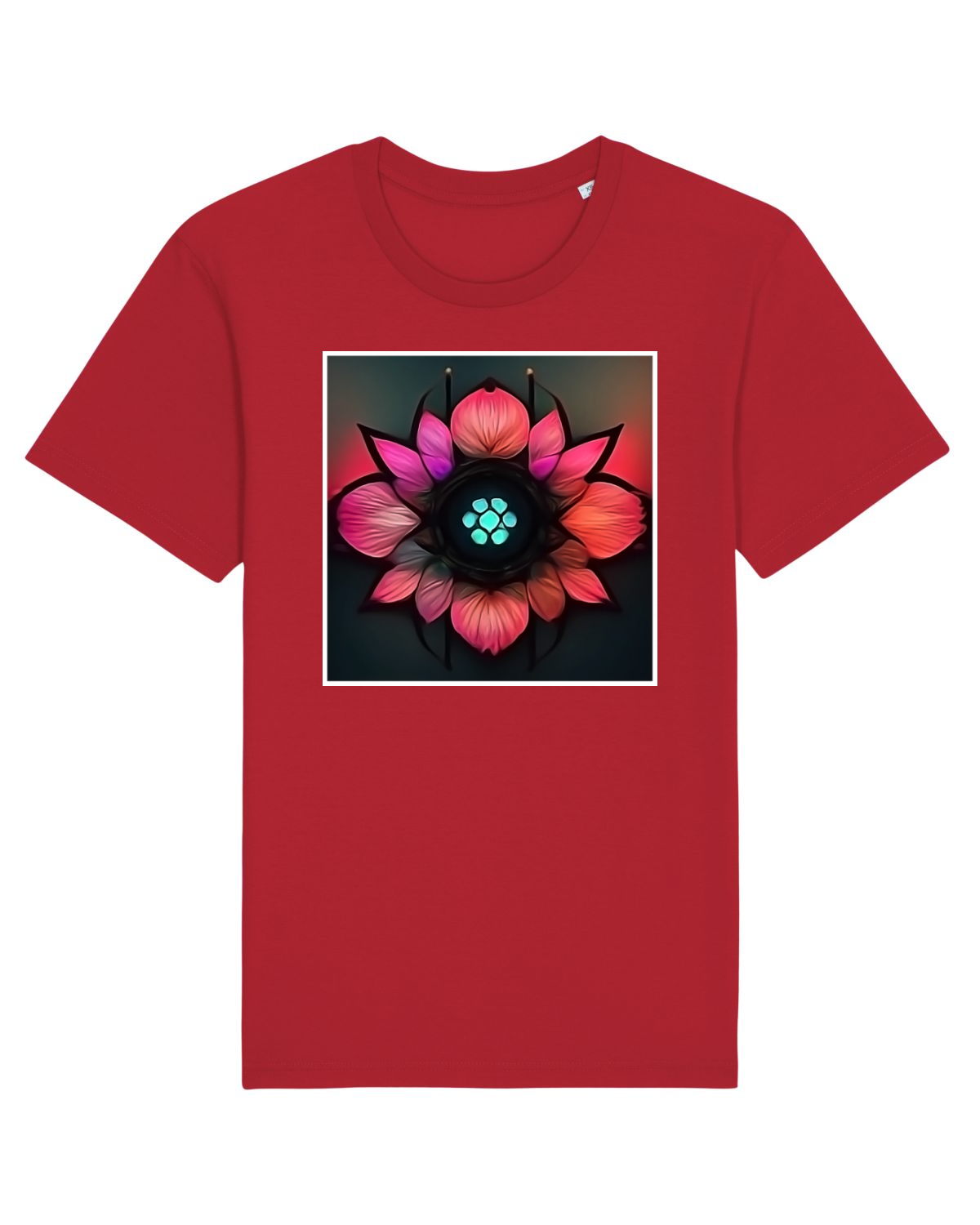 Tricou mânecă scurtă Unisex Rocker Red