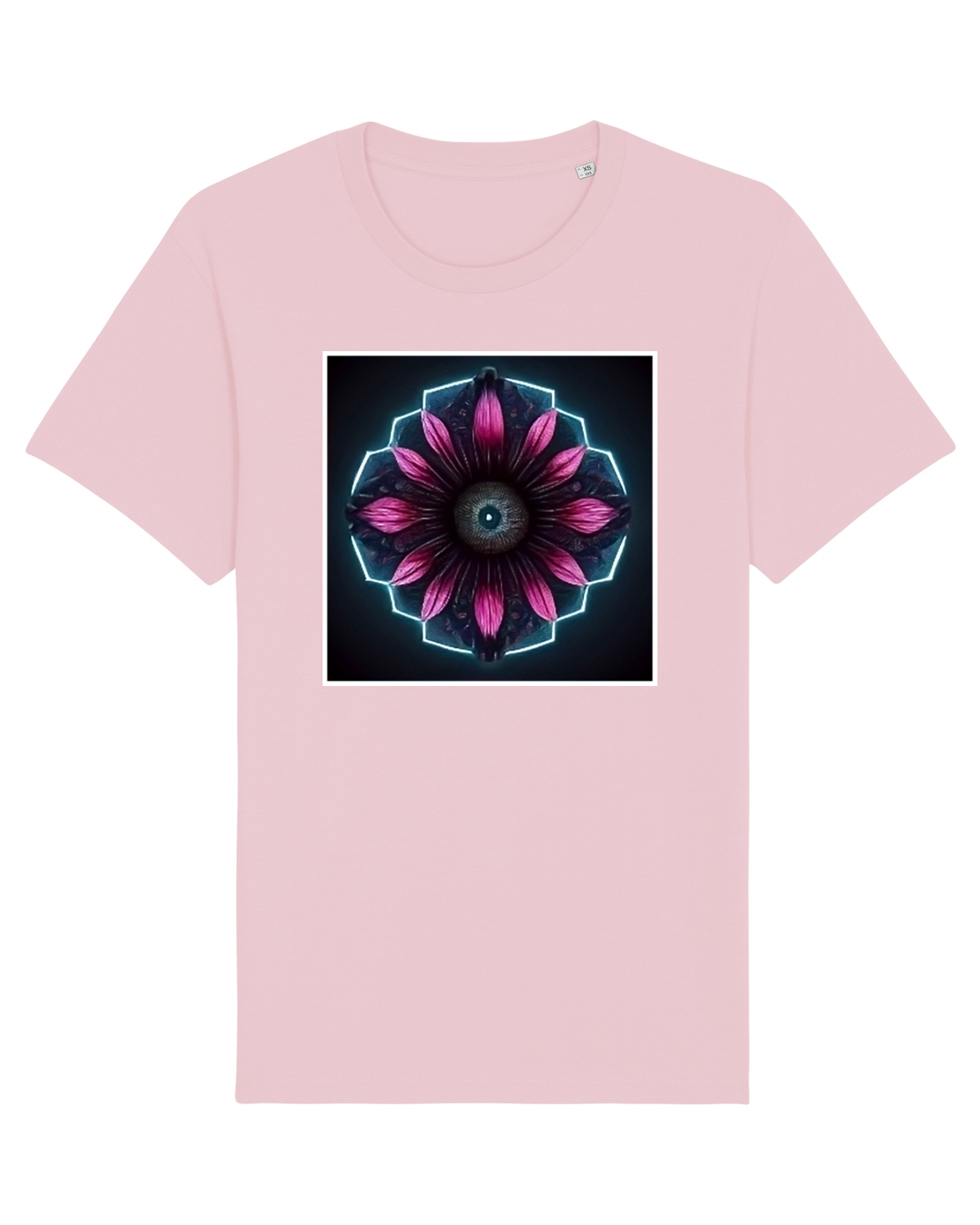 Tricou mânecă scurtă Unisex Rocker Cotton Pink