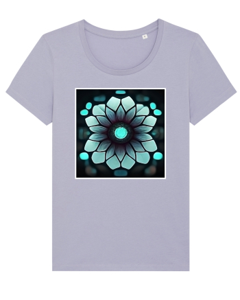 geometric flower Lavender