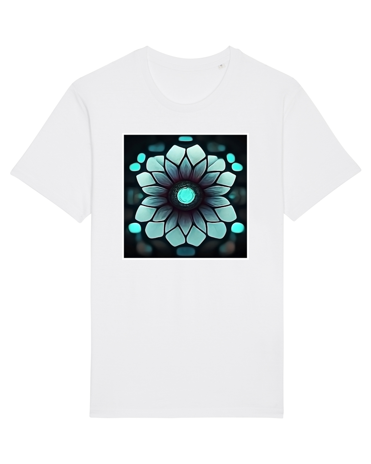 Tricou mânecă scurtă Unisex Rocker White