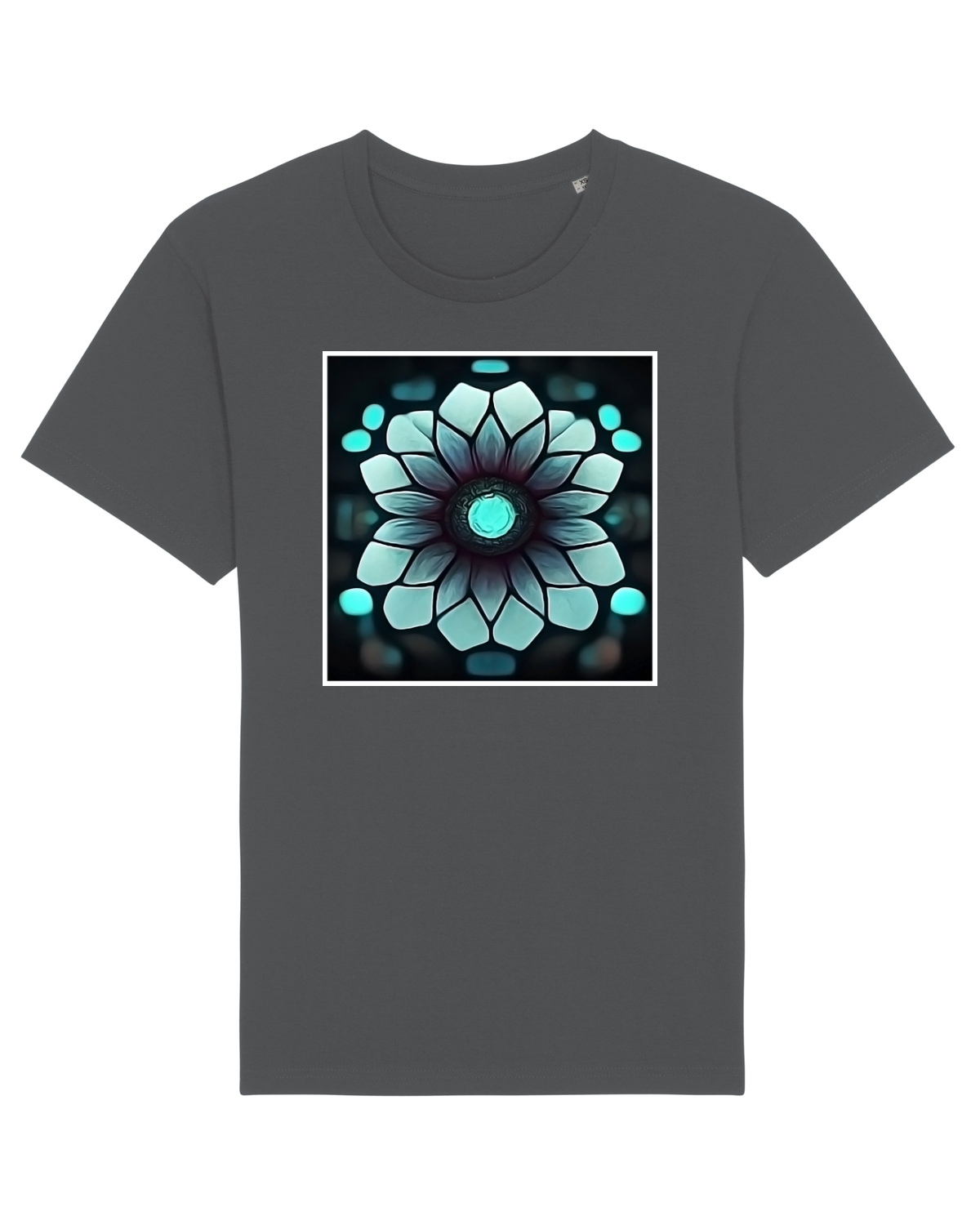 Tricou mânecă scurtă Unisex Rocker Anthracite