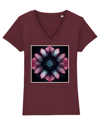 pink flower Burgundy