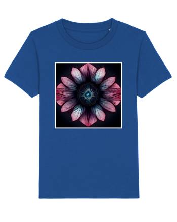 pink flower Majorelle Blue