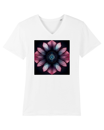 pink flower White