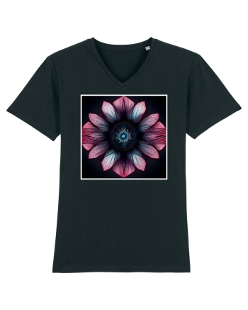 pink flower Black