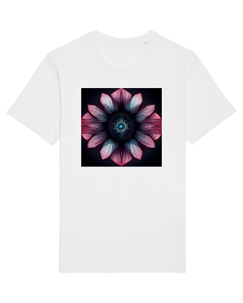 pink flower White
