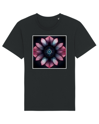 pink flower Black