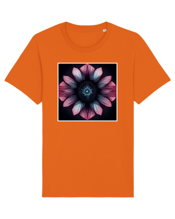 pink flower Bright Orange