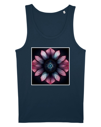 pink flower Navy