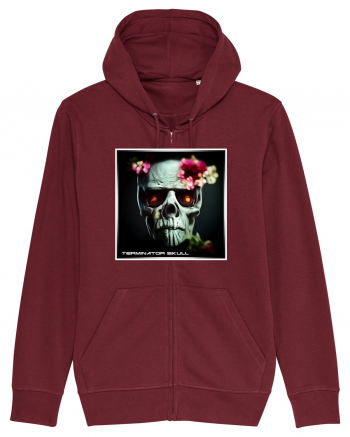 terminator skull Burgundy