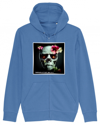 terminator skull Bright Blue