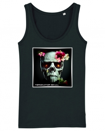 terminator skull Black