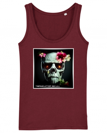 terminator skull Burgundy