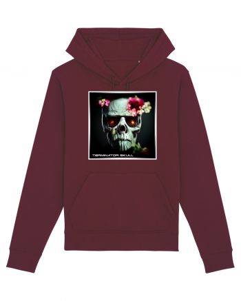 terminator skull Burgundy