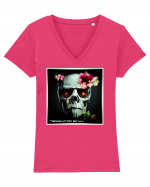 terminator skull Tricou mânecă scurtă guler V Damă Evoker