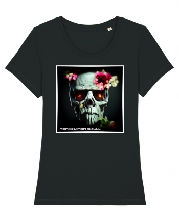 terminator skull Black