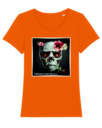 terminator skull Bright Orange