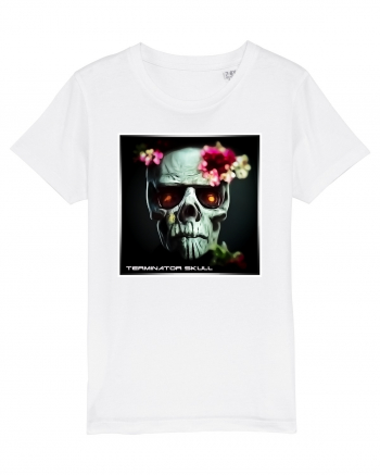 terminator skull White