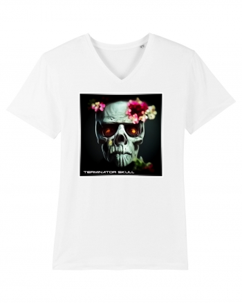 terminator skull White