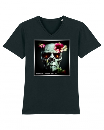 terminator skull Black