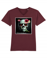 terminator skull Tricou mânecă scurtă guler V Bărbat Presenter