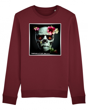 terminator skull Burgundy