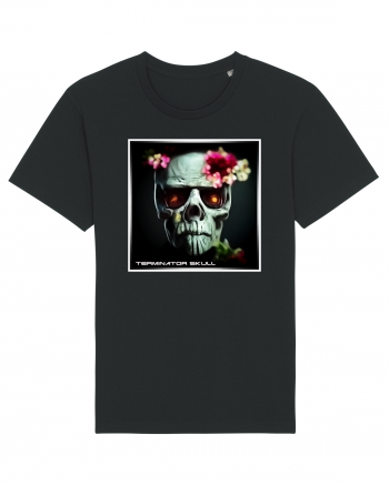 terminator skull Black