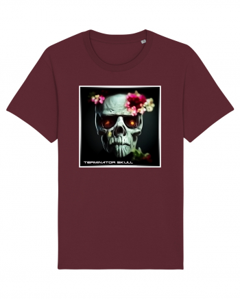 terminator skull Burgundy