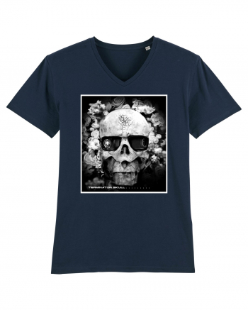 black and white skull French Navy