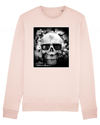 black and white skull Candy Pink