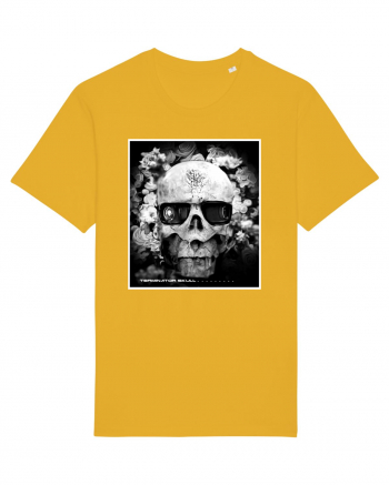 black and white skull Spectra Yellow