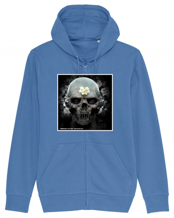 horror terminator cranium Bright Blue