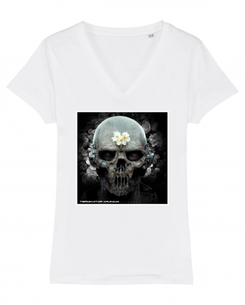 horror terminator cranium White