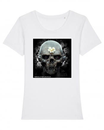 horror terminator cranium White