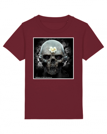 horror terminator cranium Burgundy