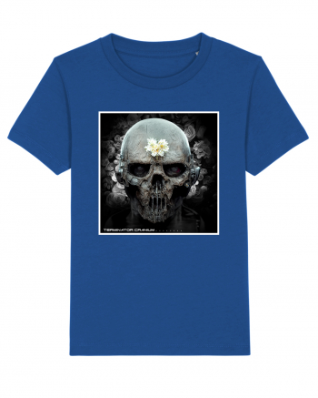 horror terminator cranium Majorelle Blue