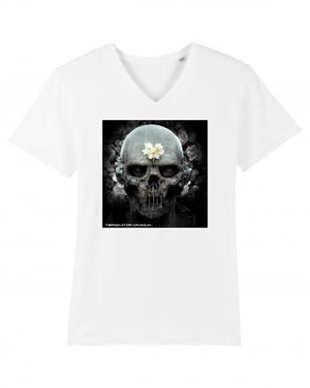 horror terminator cranium White